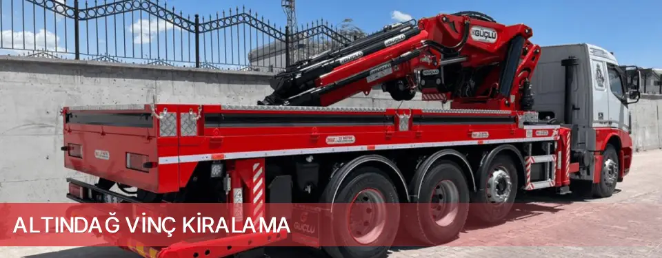 Altındağ İlçemi Vinç Kiralama